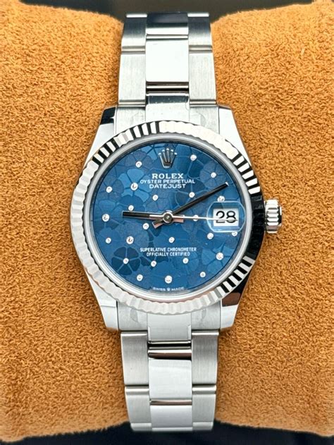 rolex datejust 31 azzurro|Rolex Datejust 31 women.